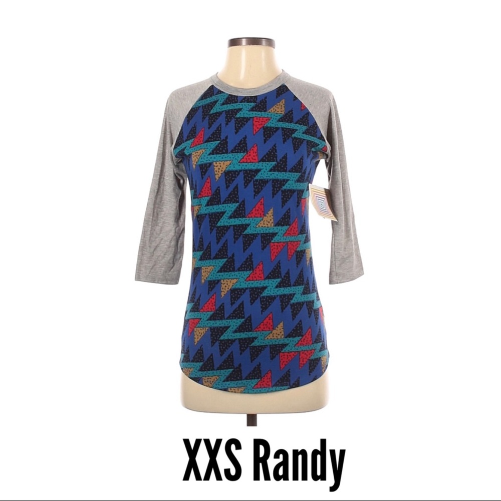 LuLaRoe Randy baseball tee
